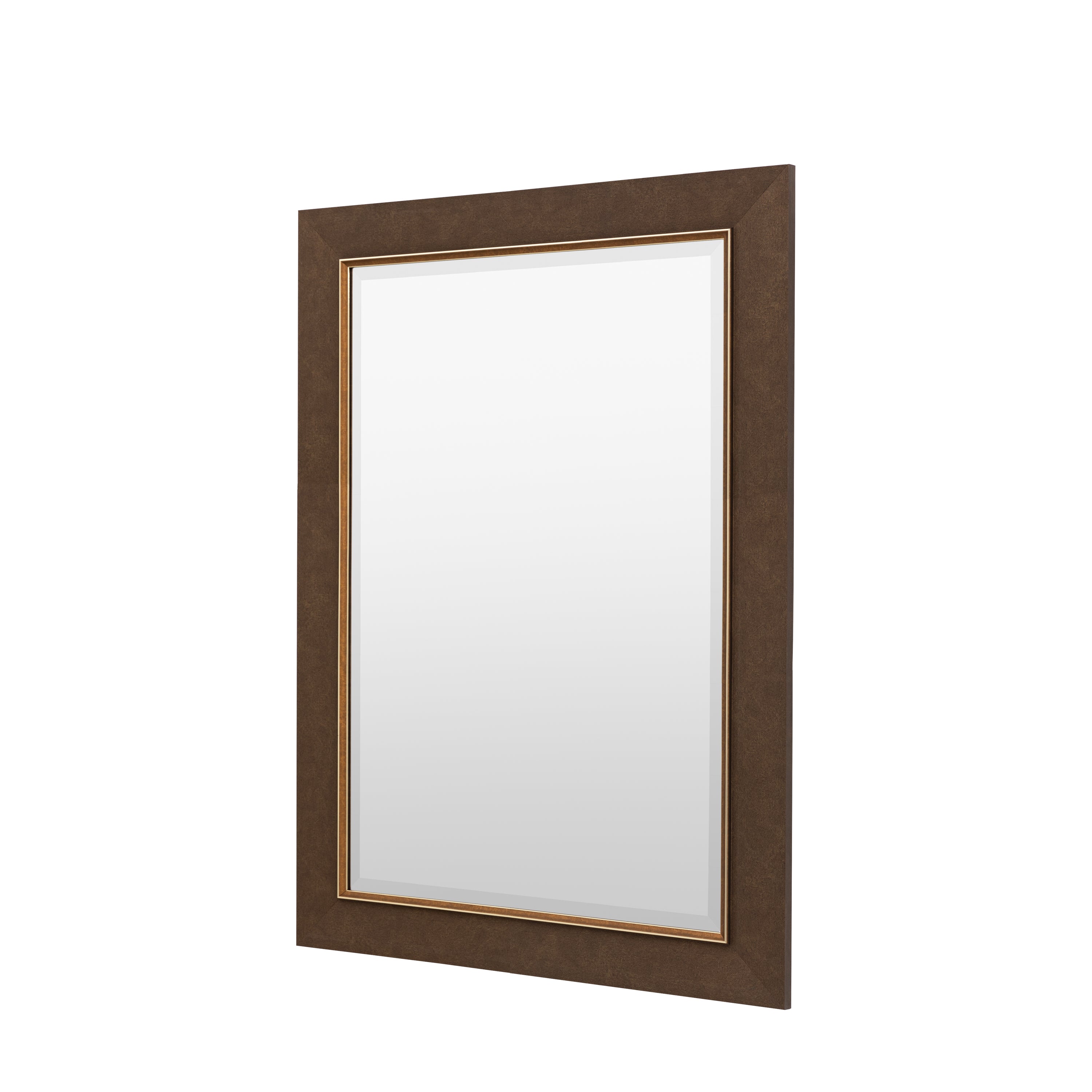 Chelsea Rustic Bronze Rectangle Wall Mirror